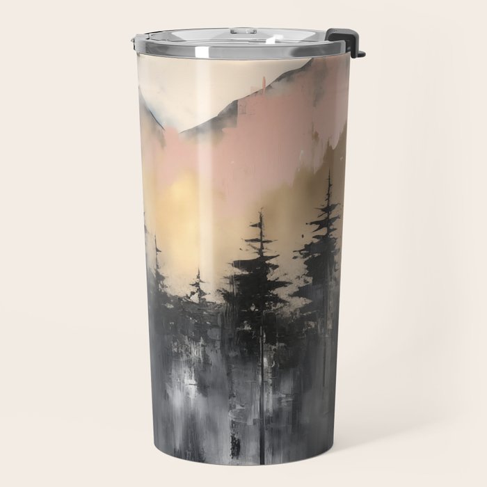 Pacific Northwest Wonderland Painting Travel Mug Gallery Image 2