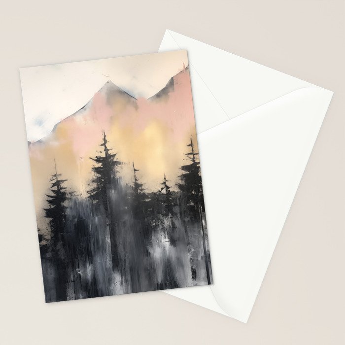 Pacific Northwest Wonderland Painting Stationery Card Gallery Image 2
