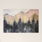 Pacific Northwest Wonderland Painting Welcome Mat Gallery Image 1
