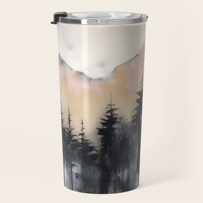 Pacific Northwest Wonderland Painting Travel Mug Gallery Image 3
