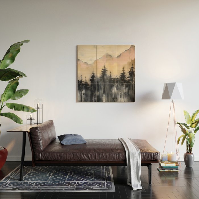 Pacific Northwest Wonderland Painting Wood Wall Art Gallery Image 2