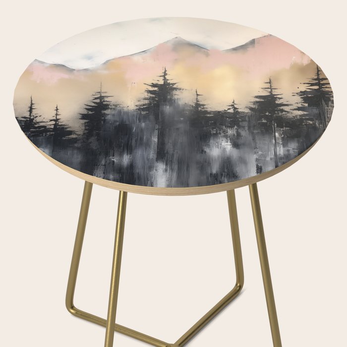 Pacific Northwest Wonderland Painting Side Table Gallery Image 2