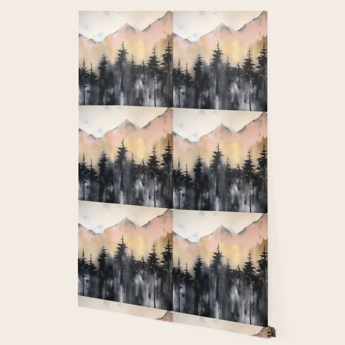 Pacific Northwest Wonderland Painting Wallpaper Gallery Image 2