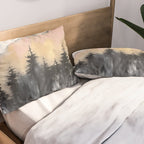 Pacific Northwest Wonderland Painting Pillow Sham Gallery Image 2