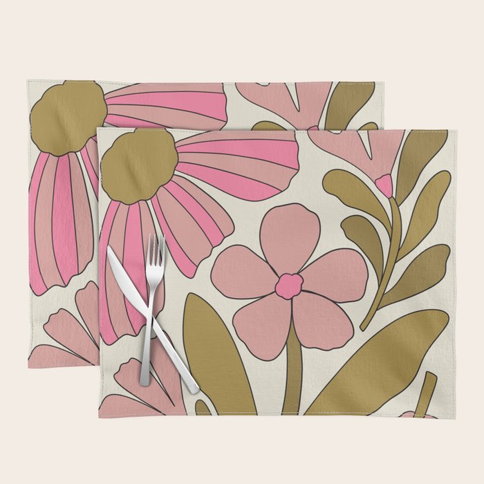 Retro Groovy - 70s style Placemat Gallery Image 1
