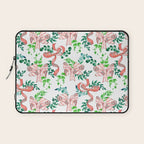 Whimsical Cheerful Bows Plants II Laptop Sleeve Gallery Image 1