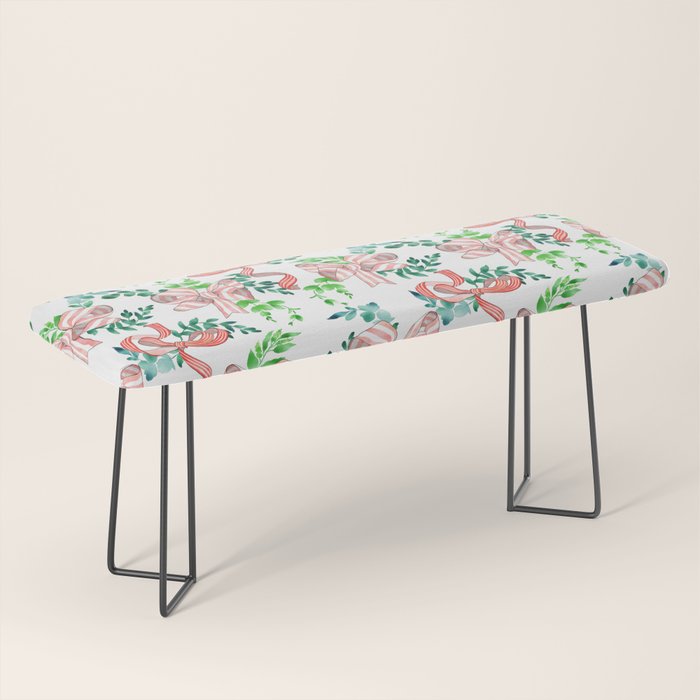 Whimsical Cheerful Bows Plants II Bench Gallery Image 1