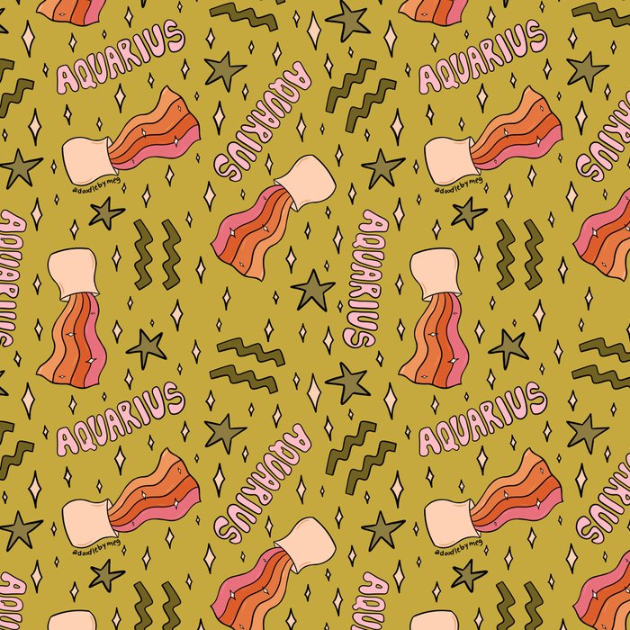 Aquarius Print Coffee Mug Gallery Image 2