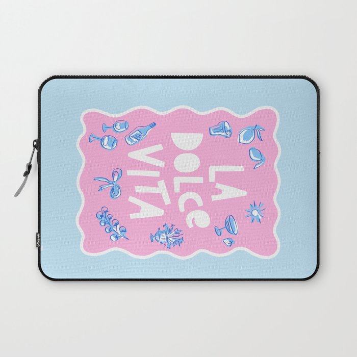 La Dolce Vita Summer Sketches Italian Style Laptop Sleeve Gallery Image 1