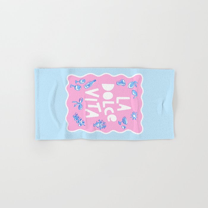 La Dolce Vita Summer Sketches Italian Style Bath Towel Gallery Image 1