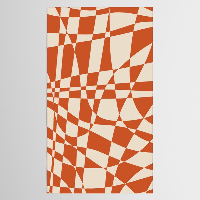 Glass Glitch: Tuscany Brown Edition Tablecloth Gallery Image 2