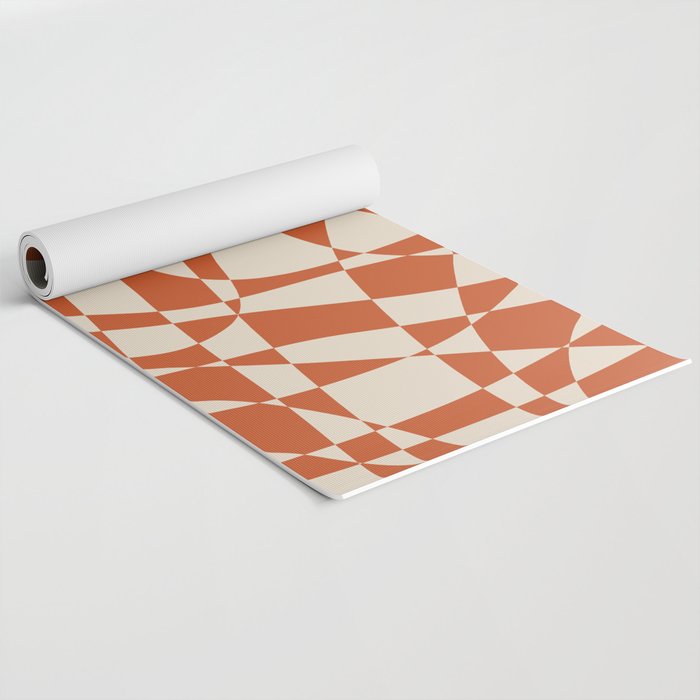 Glass Glitch: Tuscany Brown Edition Yoga Mat Gallery Image 2