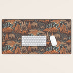 Wild West - Brown, Orange, and Blue  Desk Mat Gallery Image 1