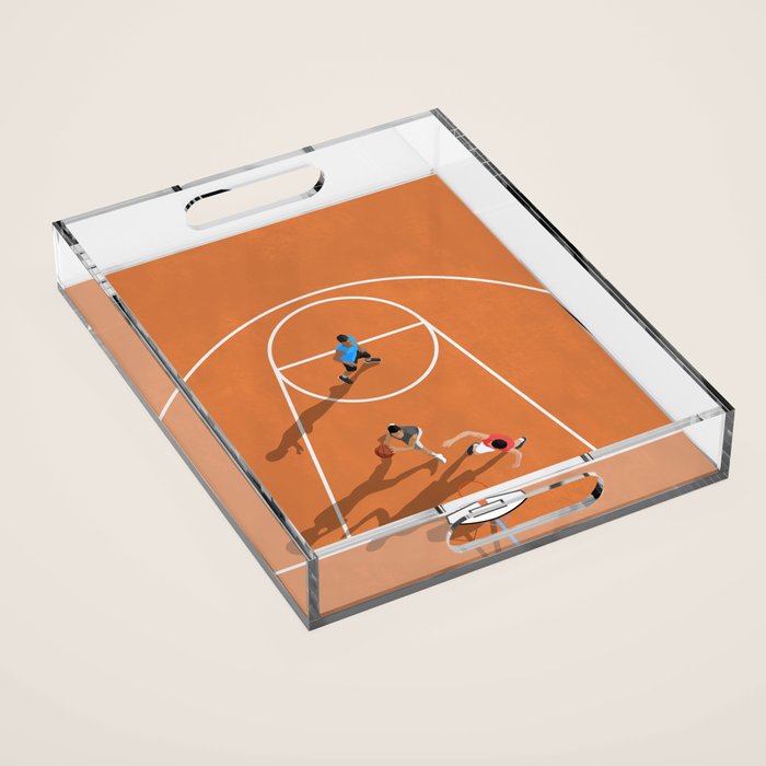 The Game of Basketball  Acrylic Tray Gallery Image 1