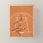 The Game of Basketball  Mini Art Print Gallery Image 1