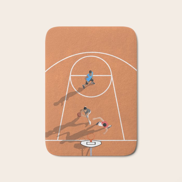 The Game of Basketball  Bath Mat Gallery Image 1