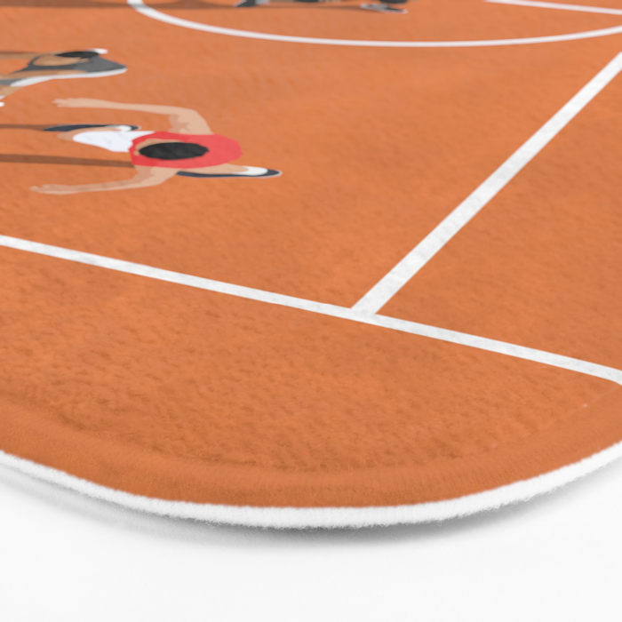 The Game of Basketball  Bath Mat Gallery Image 3