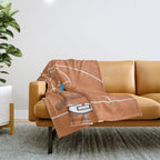 The Game of Basketball  Throw Blanket Gallery Image 1