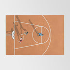 The Game of Basketball  Rug Gallery Image 2