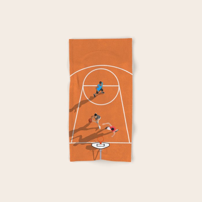 The Game of Basketball  Bath Towel Gallery Image 1