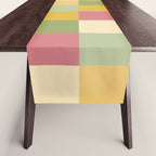 Bold Vintage Checks Pattern - Large XIX Table Runner Gallery Image 1