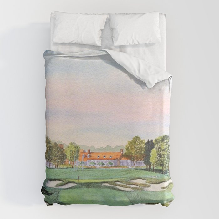 Bethpage State Park Golf Course Duvet Cover Gallery Image 1