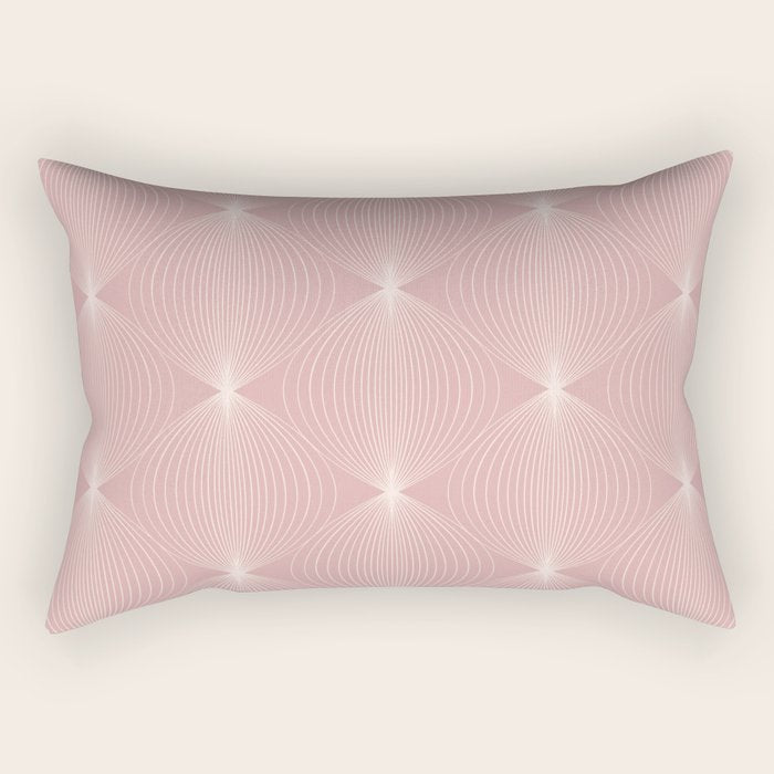 Geometric Orb Pattern VI Rectangular Pillow Gallery Image 2