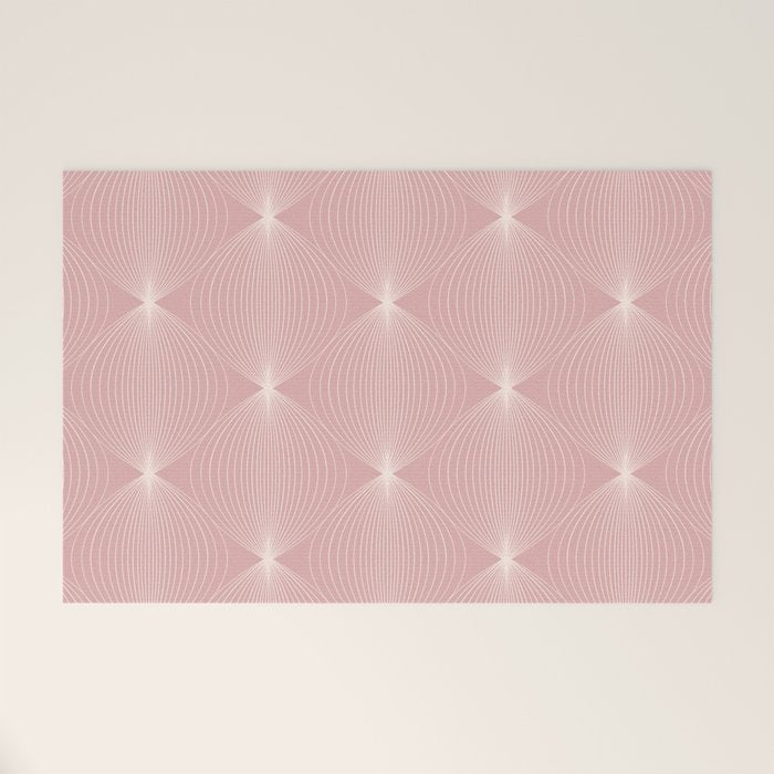 Geometric Orb Pattern VI Welcome Mat Gallery Image 1