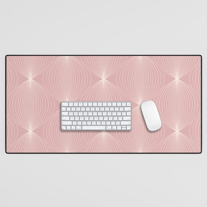 Geometric Orb Pattern VI Desk Mat Gallery Image 1