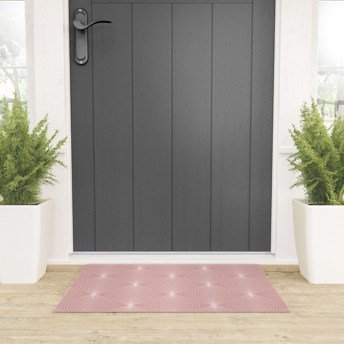 Geometric Orb Pattern VI Welcome Mat Gallery Image 3