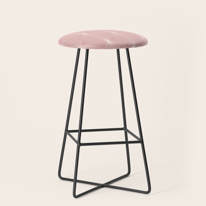 Geometric Orb Pattern VI Stool Gallery Image 1