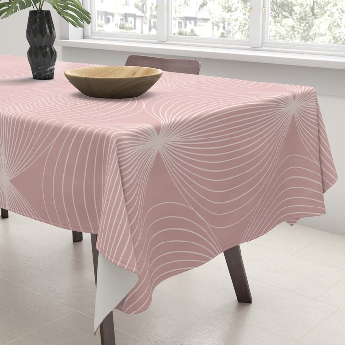 Geometric Orb Pattern VI Tablecloth Gallery Image 3
