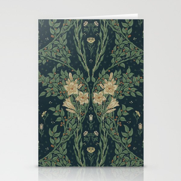 Francesca Floral by Walter Crane Stationery Card Gallery Image 2