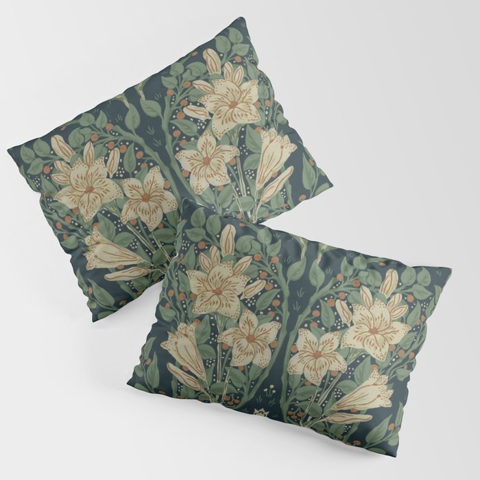 Francesca Floral by Walter Crane Pillow Sham Gallery Image 1