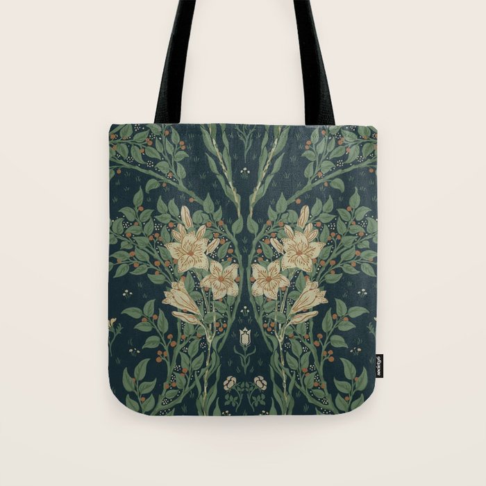Francesca Floral by Walter Crane Tote Bag Gallery Image 1