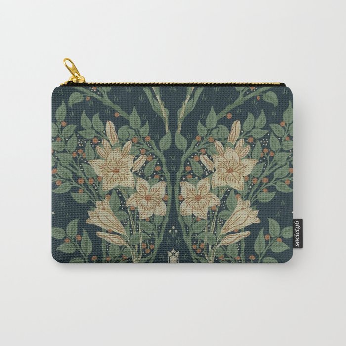 Francesca Floral by Walter Crane Carry All Pouch Gallery Image 1