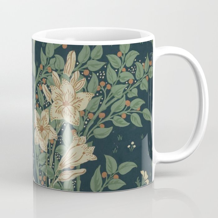 Francesca Floral by Walter Crane Coffee Mug Gallery Image 1