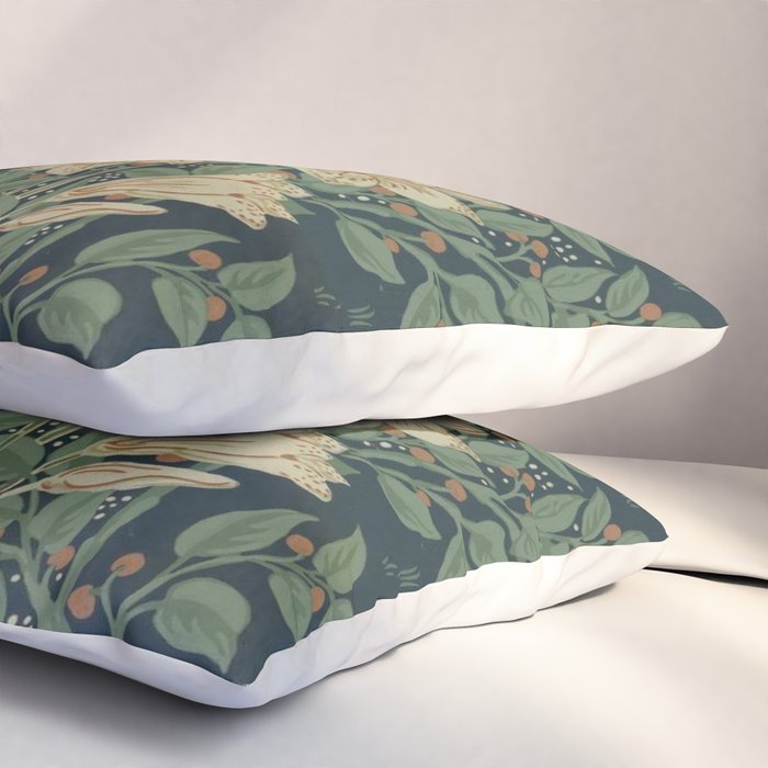 Francesca Floral by Walter Crane Pillow Sham Gallery Image 3