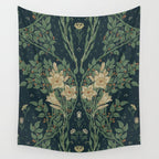 Francesca Floral by Walter Crane Wall Tapestry Gallery Image 4