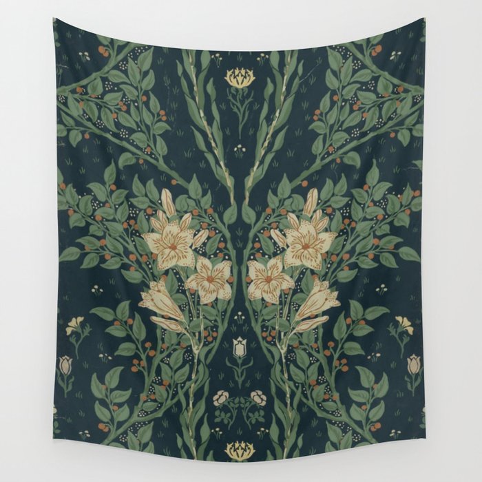 Francesca Floral by Walter Crane Wall Tapestry Gallery Image 4