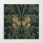 Francesca Floral by Walter Crane Wood Wall Art Gallery Image 1