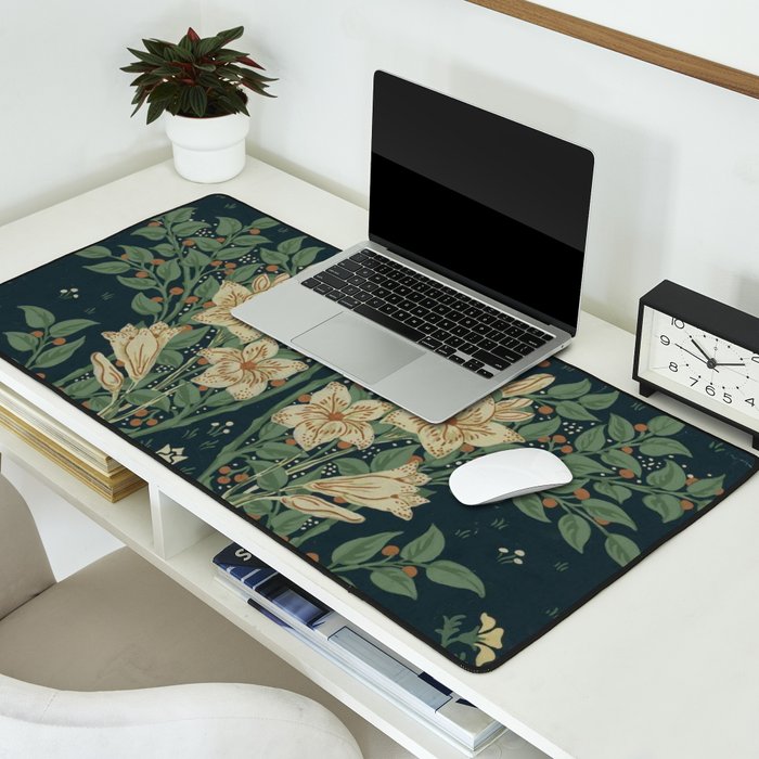 Francesca Floral by Walter Crane Desk Mat Gallery Image 2