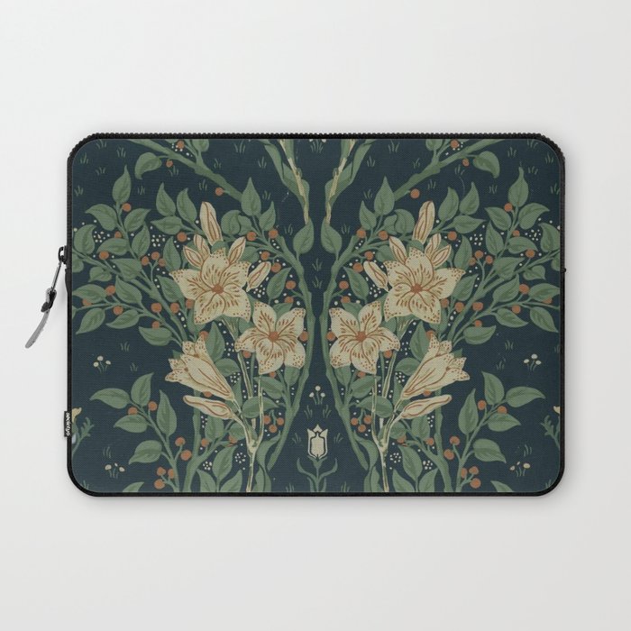 Francesca Floral by Walter Crane Laptop Sleeve Gallery Image 1