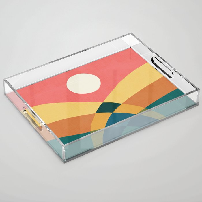 Rolling hills Acrylic Tray Gallery Image 1