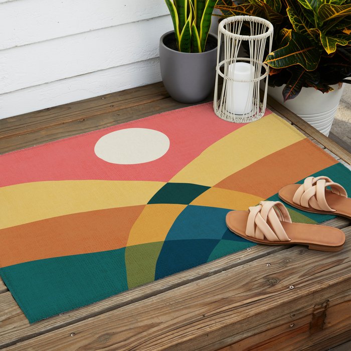 Rolling hills Outdoor Rug Gallery Image 2