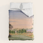 Hamilton Farm Golf Club Highlands Course 18th hole Duvet Cover Gallery Image 6
