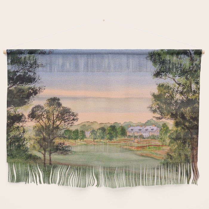 Hamilton Farm Golf Club Highlands Course 18th hole Wall Hanging Gallery Image 1
