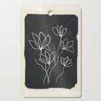 Line Wildflowers 1 Cutting Board Gallery Image 1