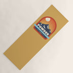 Powder To The People - Ski Badge Yoga Mat Gallery Image 1