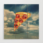 Pizza Euphoria - Pepperoni and Cheese Wood Wall Art Gallery Image 1